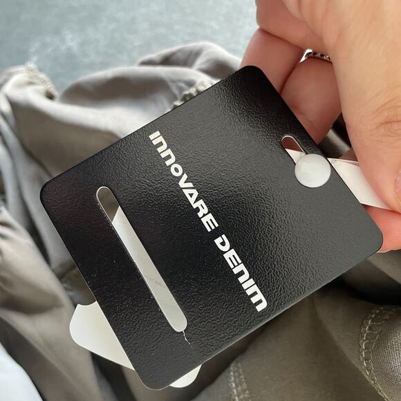 Innovare Denim Dress Olive Green Abilene Ruffle Strapless Corset Mini Coquette - Picture 2 of 8